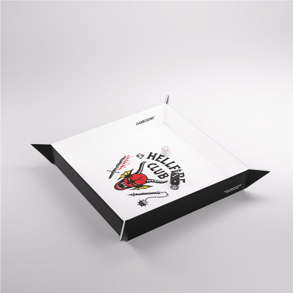 Wizards of the coast magnetic dice tray stranger things - hellfire club - dungeon and dragons