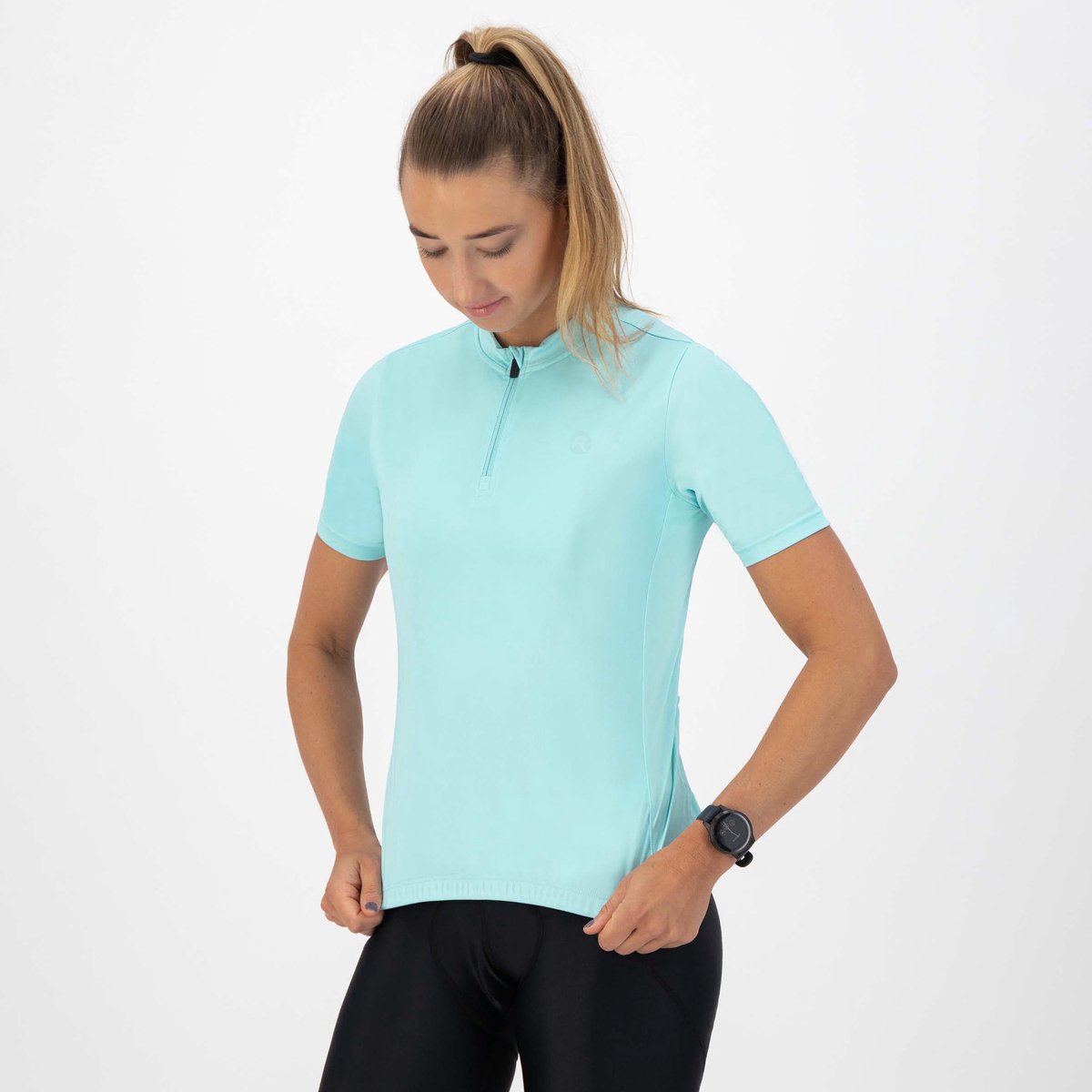 Maglia ciclismo Rogelli core donna - maniche corte - azzurro - xl