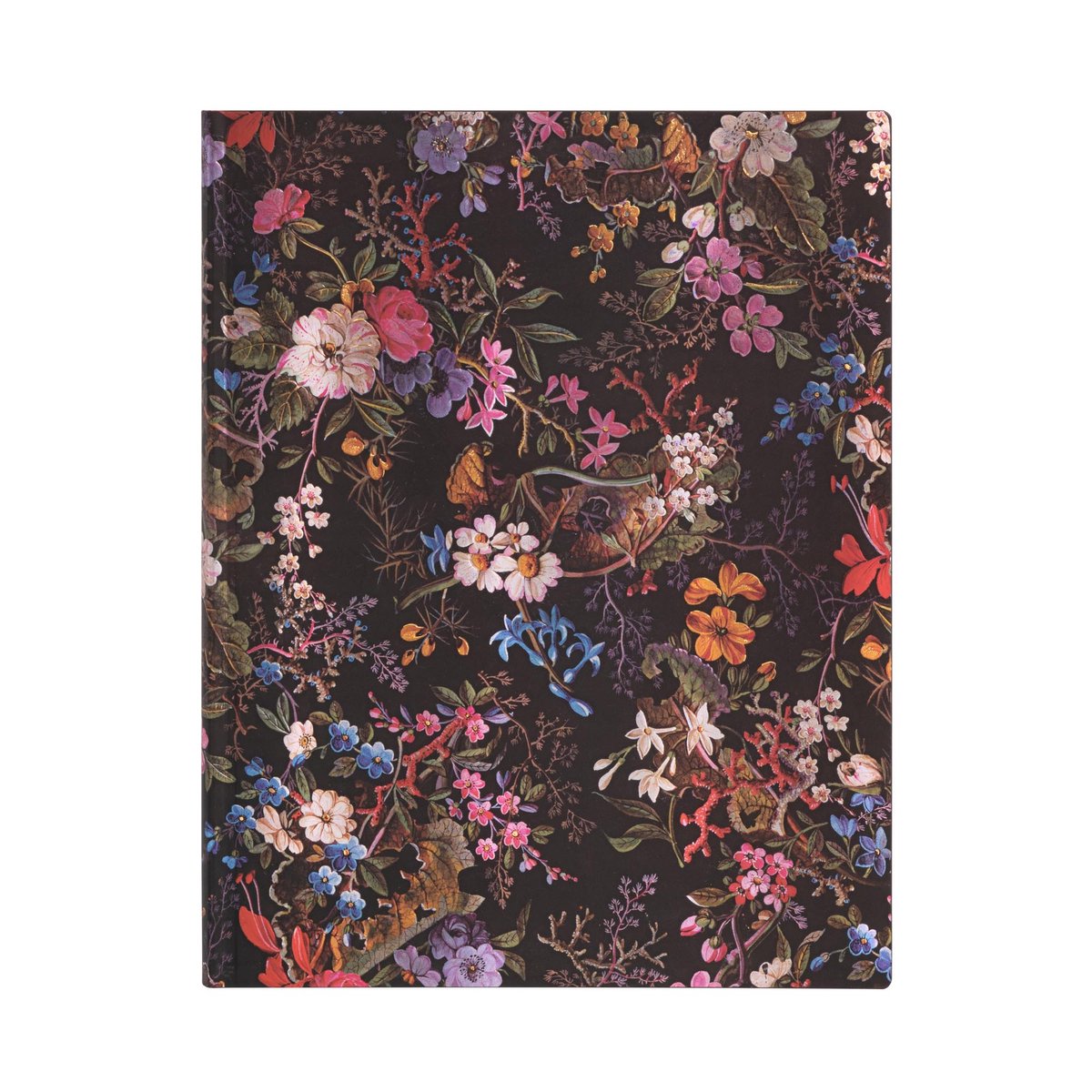 Paperblanks flexis william kilburn, cuaderno floralia con rayas ultra