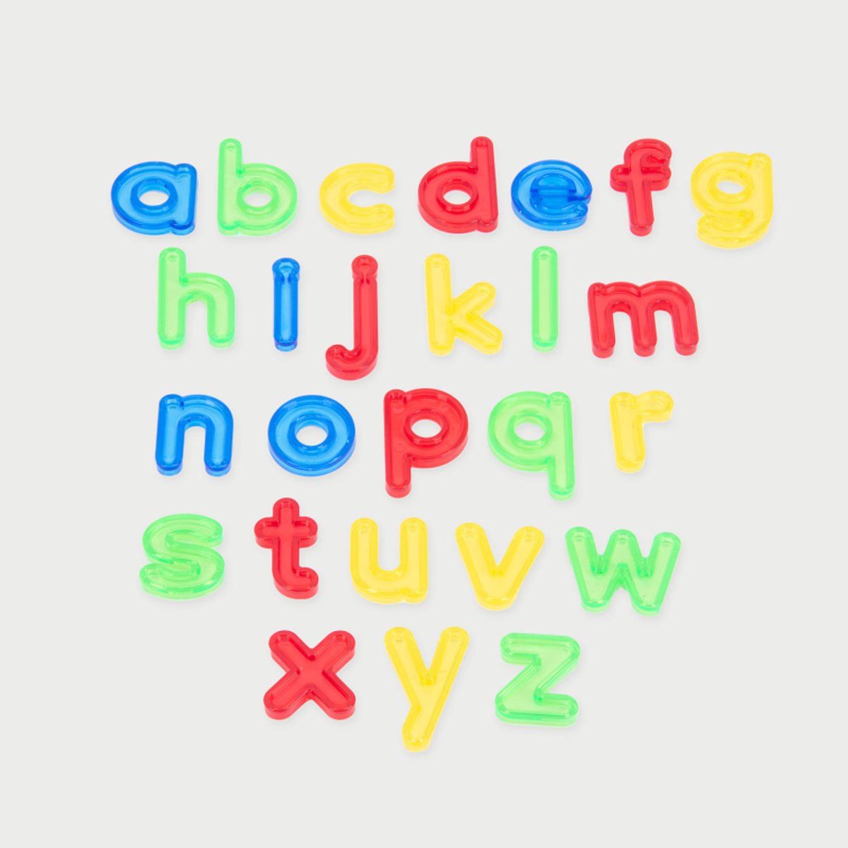 Tickit® letras traslúcidas minúsculas