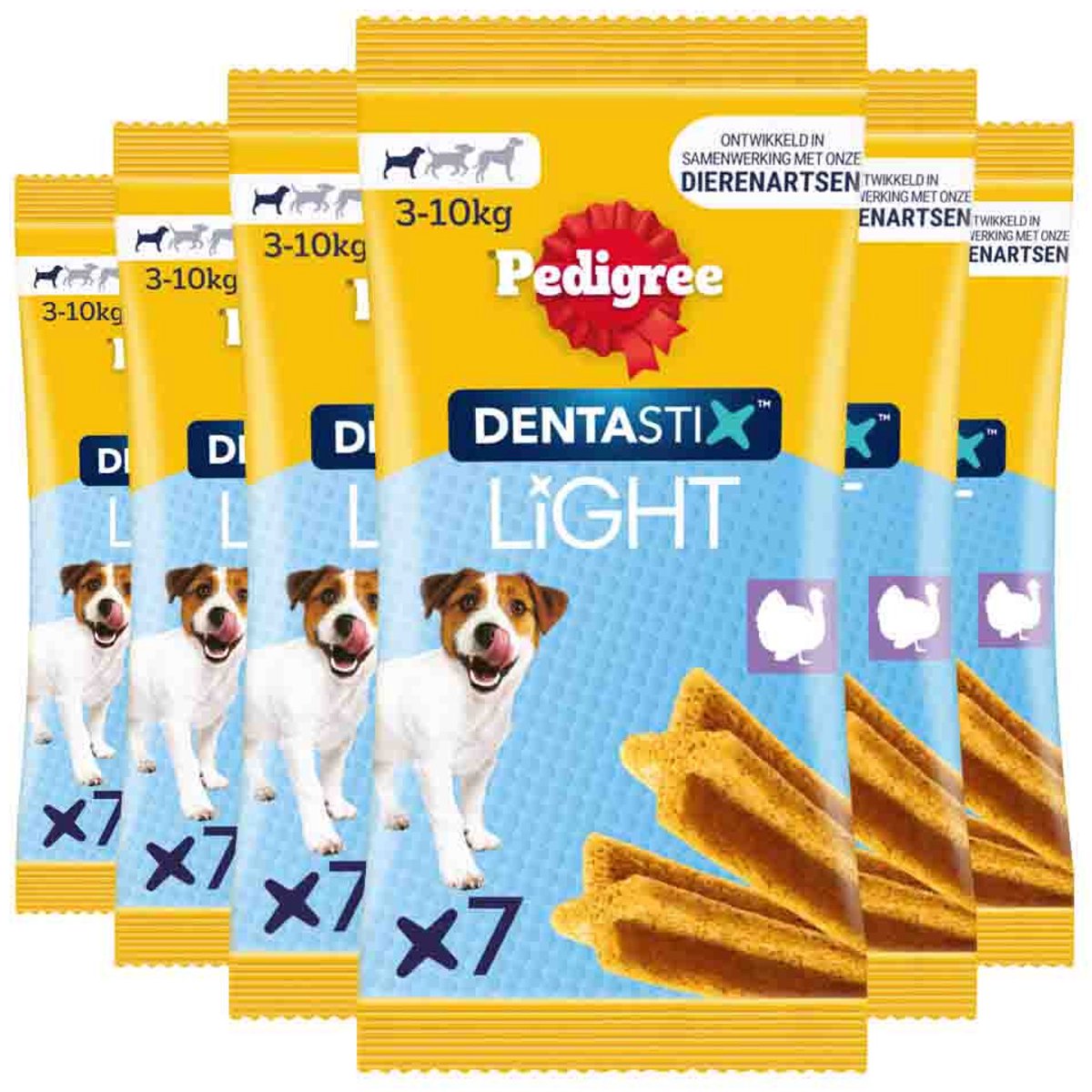 Snack per cani pedigree dentastix light mini - 42 pezzi - confezione risparmio