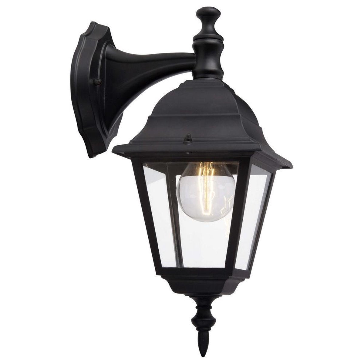 Brilliant newport - lampada da esterno - e27 max 1x40w - nera