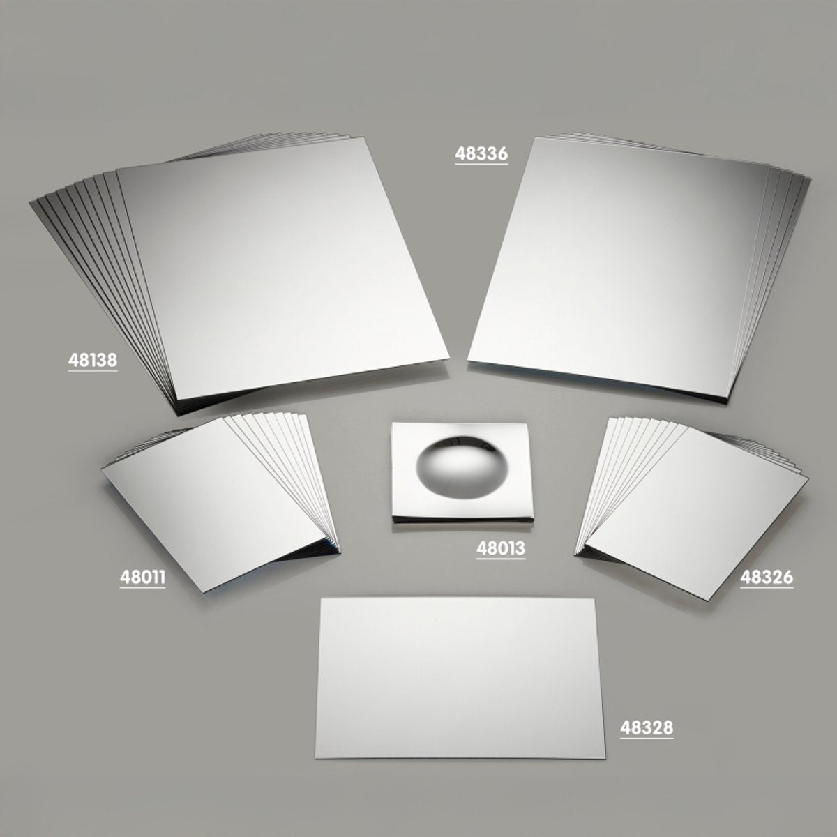 Tickit specchio bifacciale giocattoli educativi in plastica 150x100mm.