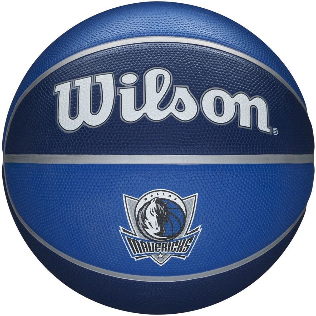 Wilson basketball ball nba team tribute dallas mavericks blue one size