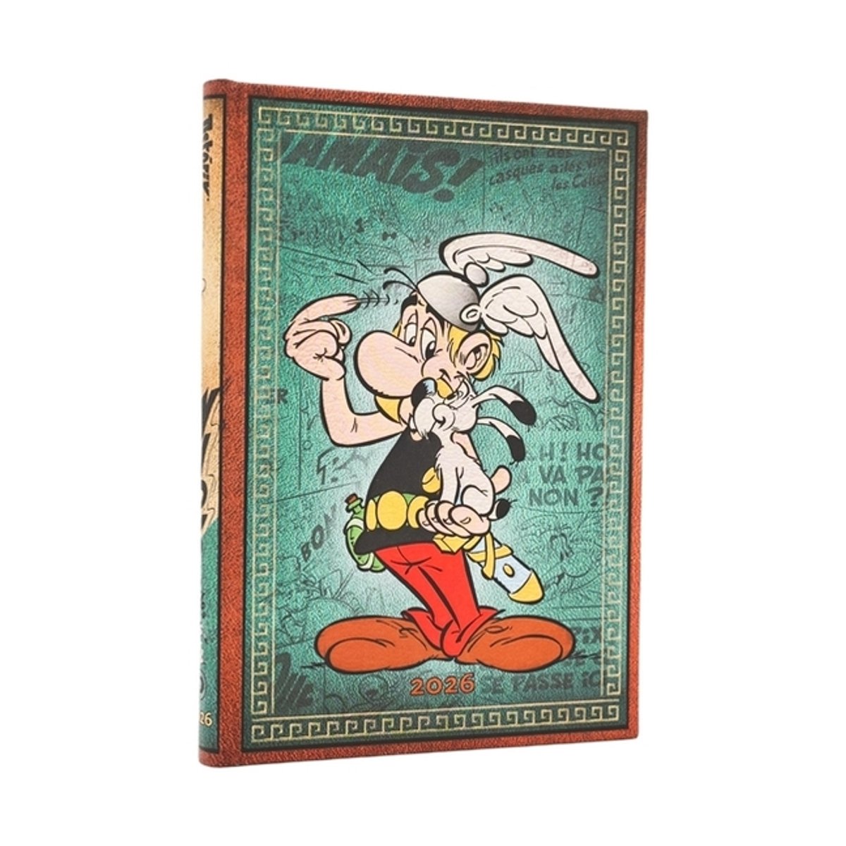 Agenda Paperblanks 2026 midi asterix, la settimana della Gallia