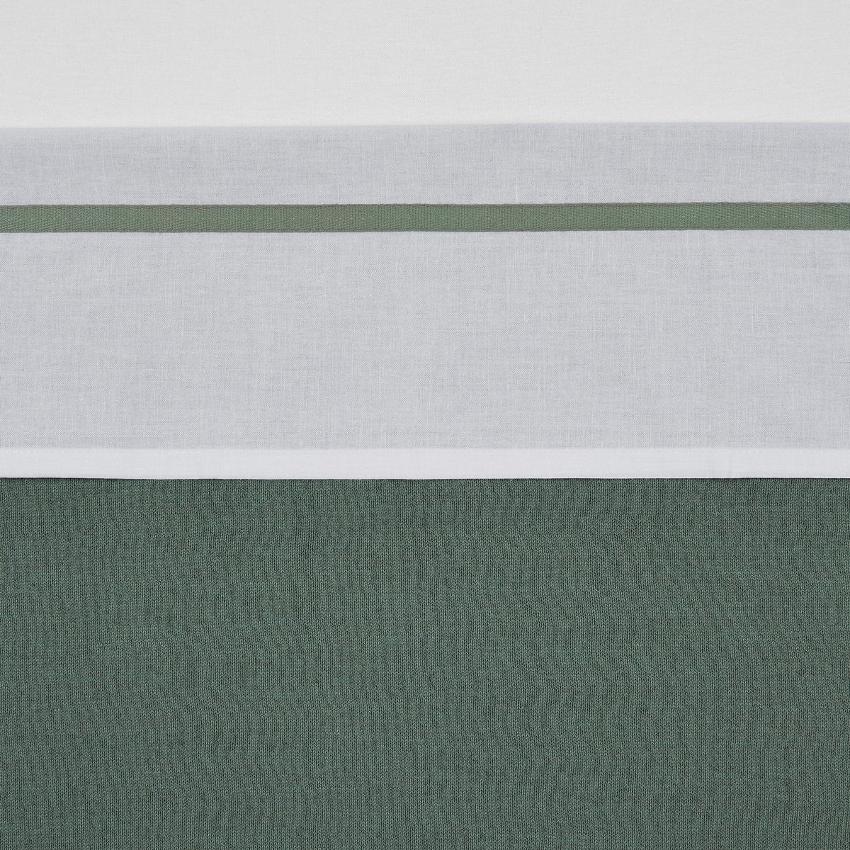 Meyco baby bies ledikant laken - forest green - 100x150cm - 0.3 tog