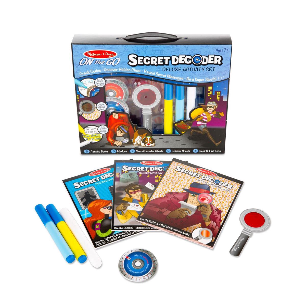 Melissa Doug - Kit di attività Deluxe per decodificatore segreto