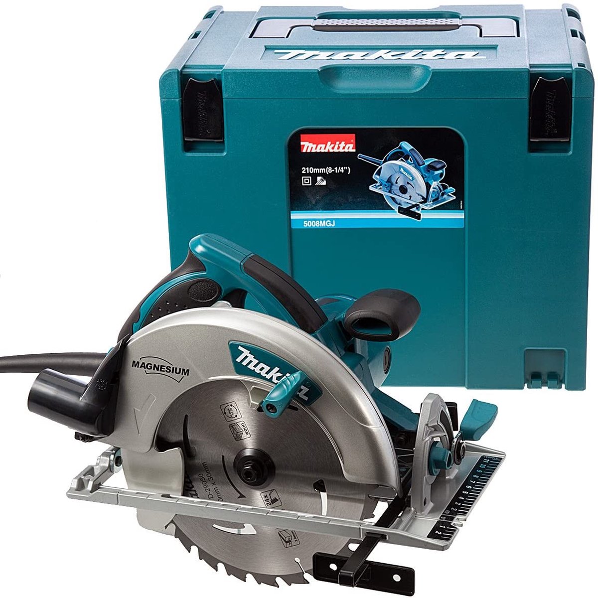 Sierra circular manual makita 5008 mgj 1800 w 210 mm en makpac