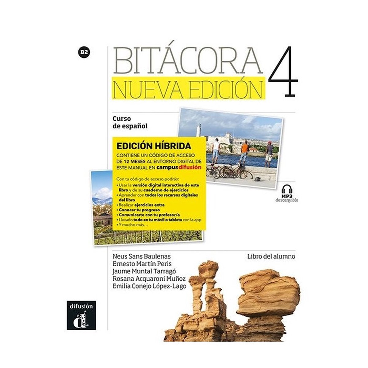 Bitacora nueva edicion 4 - edicion hibrida - libro del alumno b2 + mp3 descargable