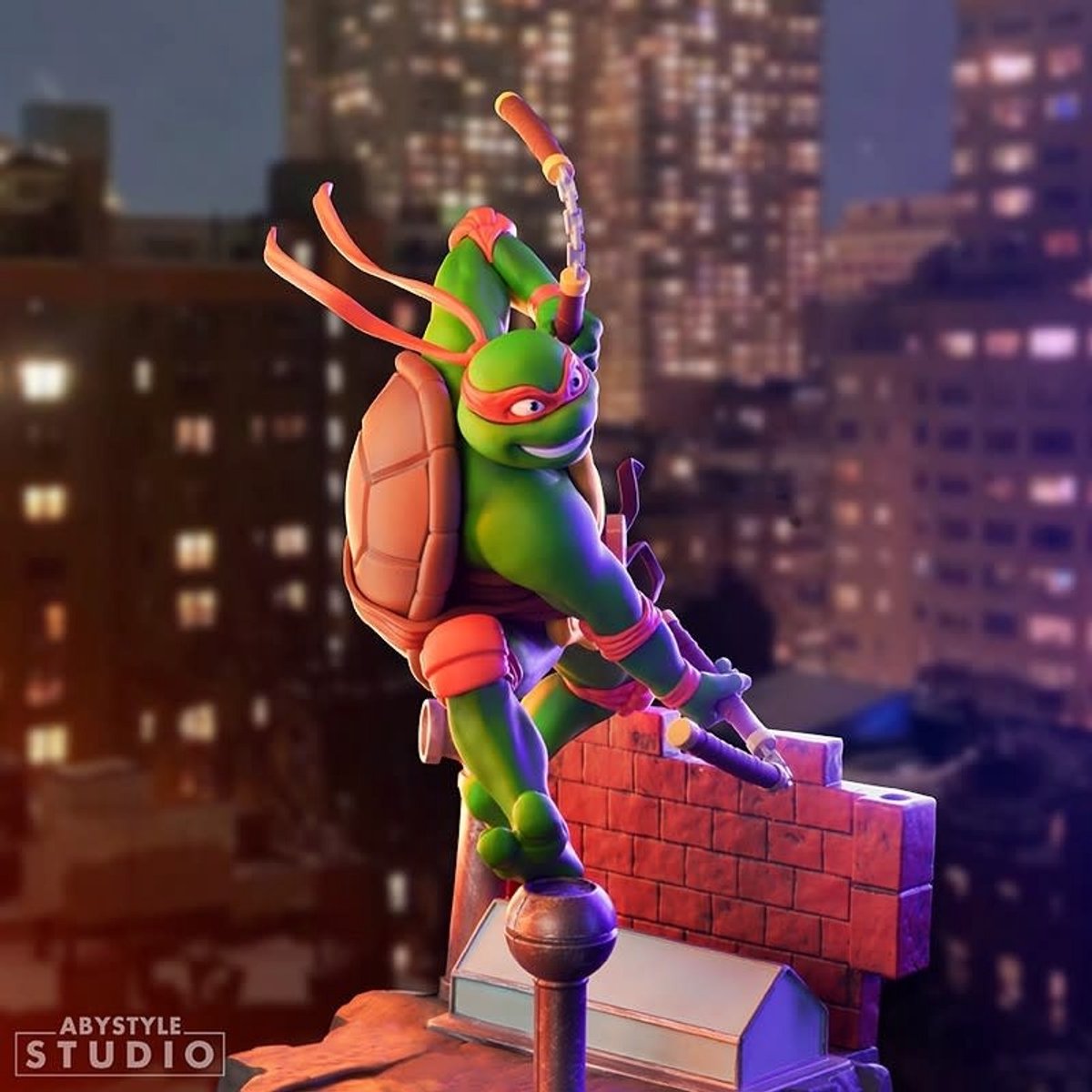 Tortugas ninjas mutantes adolescentes michaelangelo - SFC Super Figure Collection 97 figuras coleccionables estándar