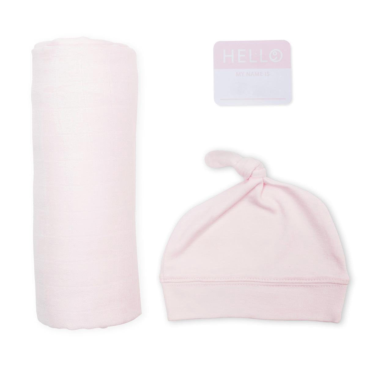 Lulujo hello world - gorro envolvente - rosa