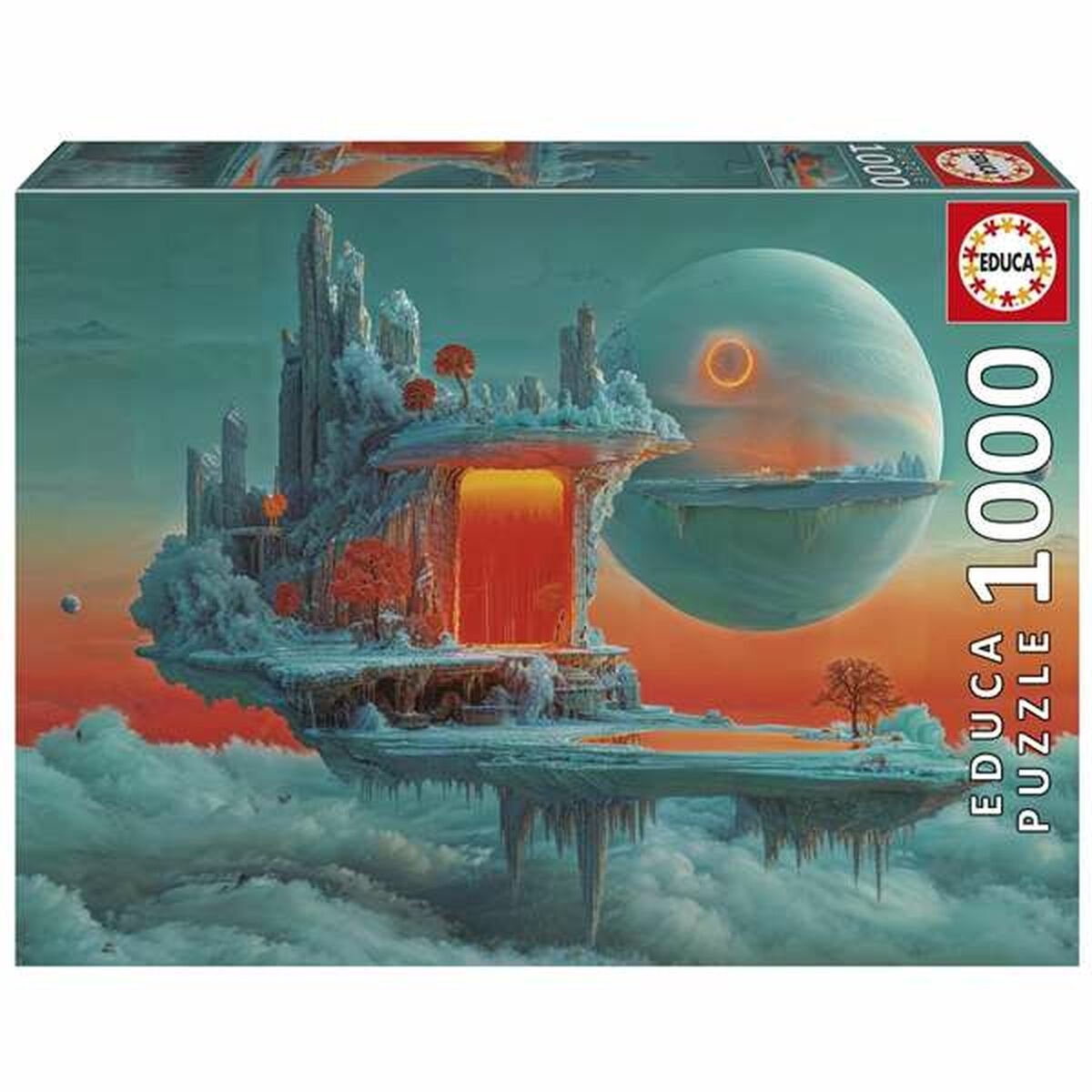 Educa - puzzle planeta fuego hielo - 1000 piezas