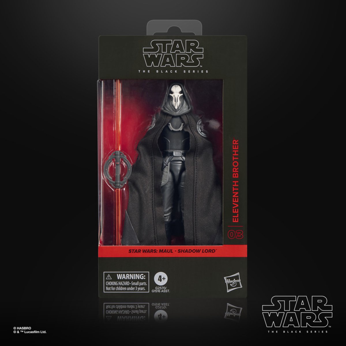 Star Wars The Black Series Undécimo Hermano de: Maul - Shadow Lord, figura de acción coleccionable de alta calidad de 15 cm