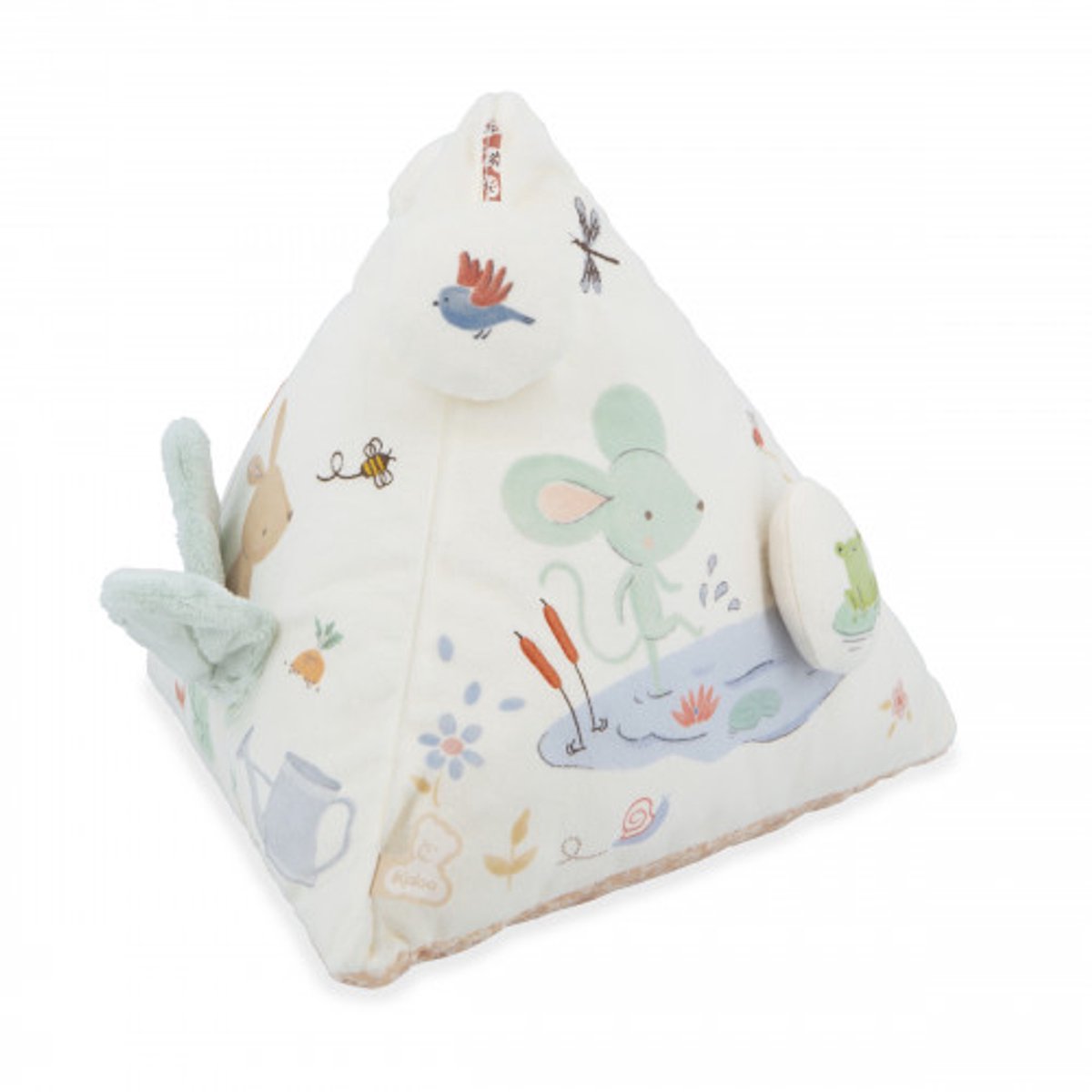 Kaloo - babygym - sensorische geluidspiramide - baby ontwikkelingspeelgoed