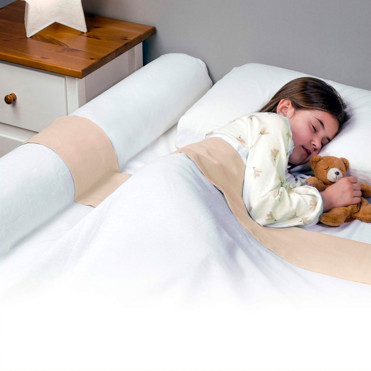 Sponda letto di lusso Deryan - ringhiera di sicurezza - bordo letto - perfetta per letti da 77 a 180 cm e letti Montessoro