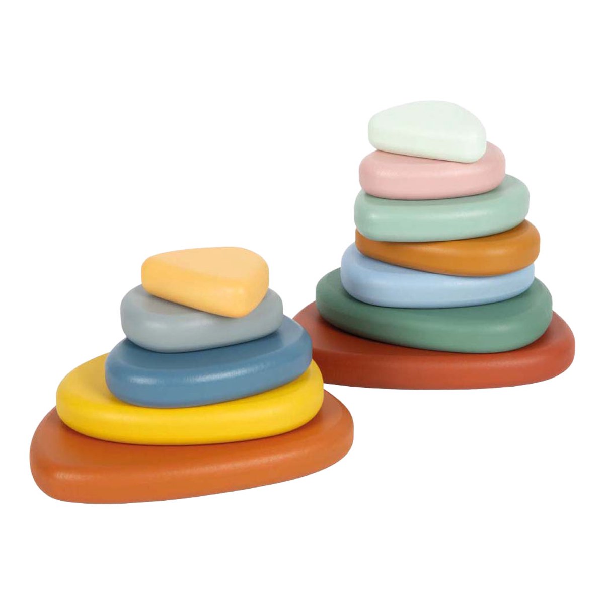 Small foot - Gioco d'equilibrio Montessori River Rocks in legno FSC