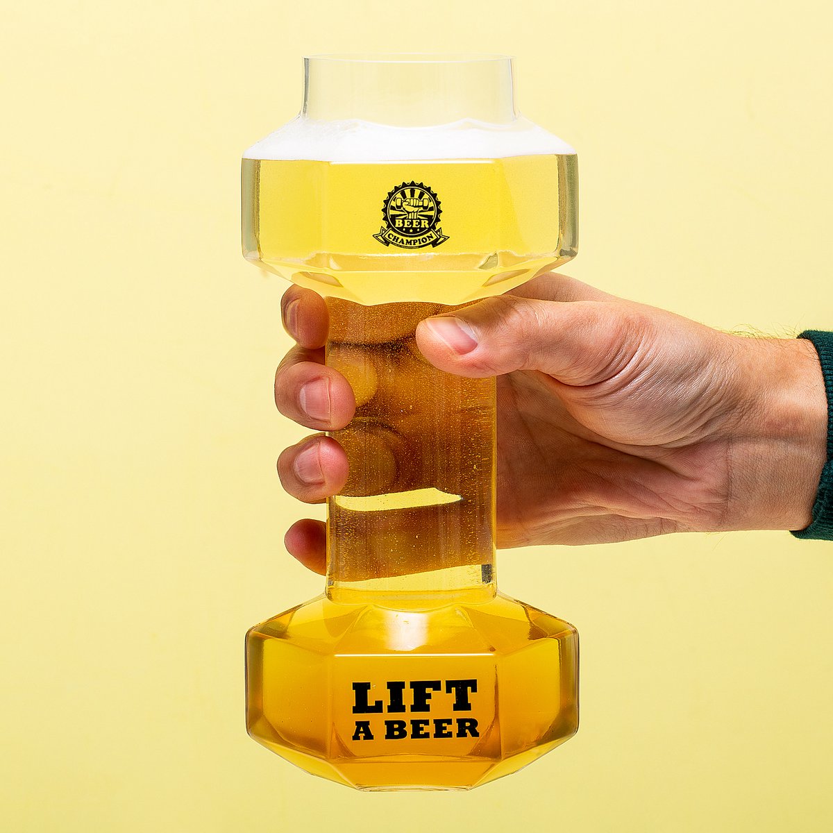 Bicchiere da birra con manubrio Winkee