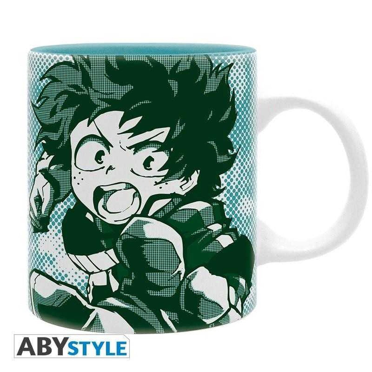 Senza marca / sans marque my hero azademia - bicchiere 320 ml - deku