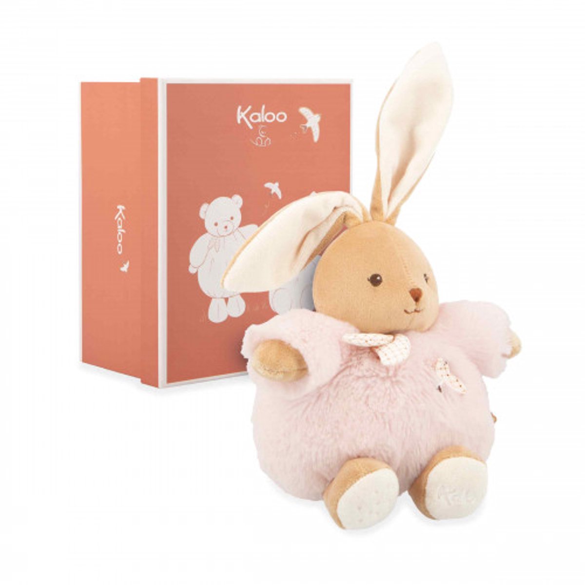 Kaloo patapouf - peluche - color rosa - conejo