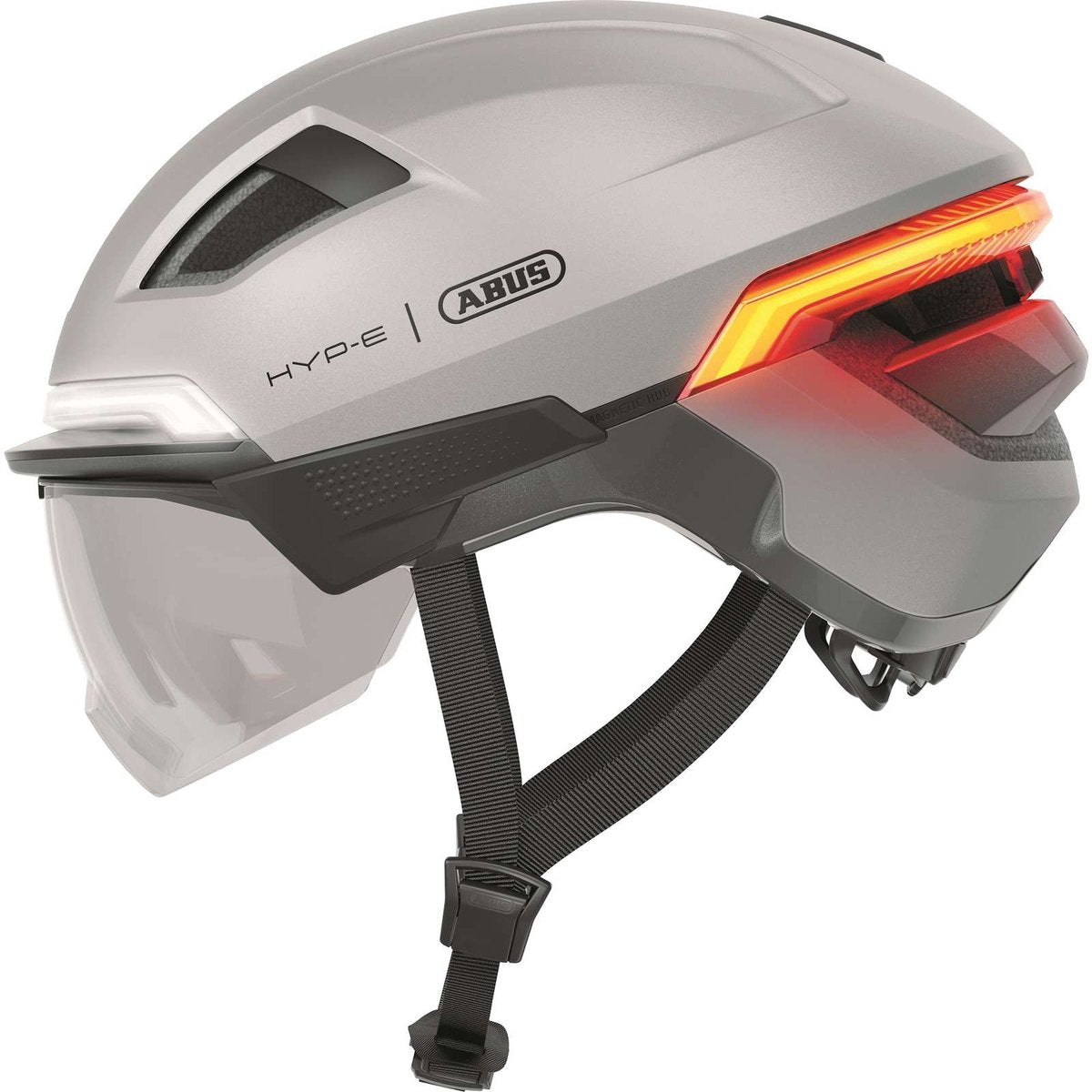 ABUS Smart Helm Hyp-e Bl.ace Gleam Silver M 54-58cm