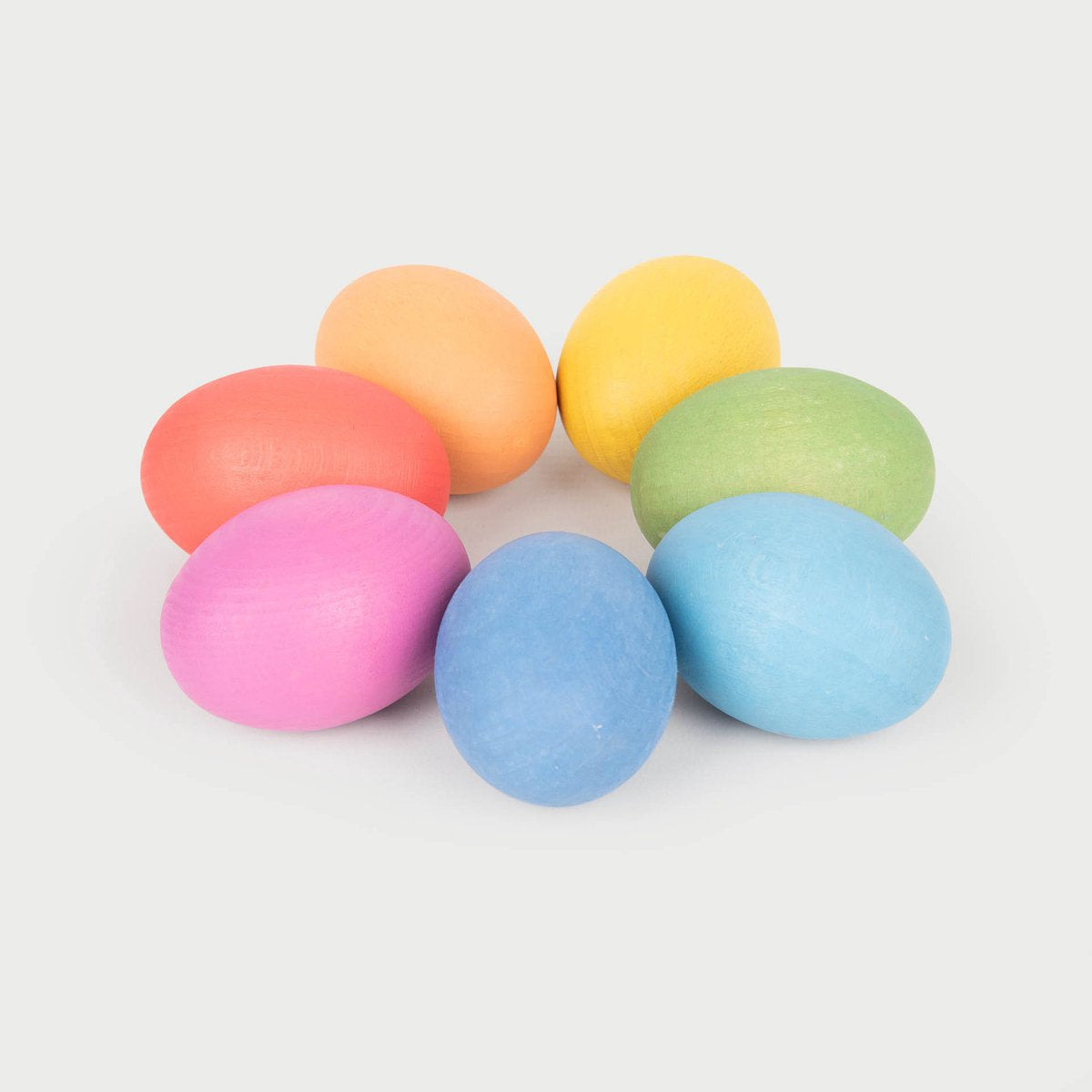 Tickit® regenboog houten heuristische eieren – educatief sensorisch speelgoed