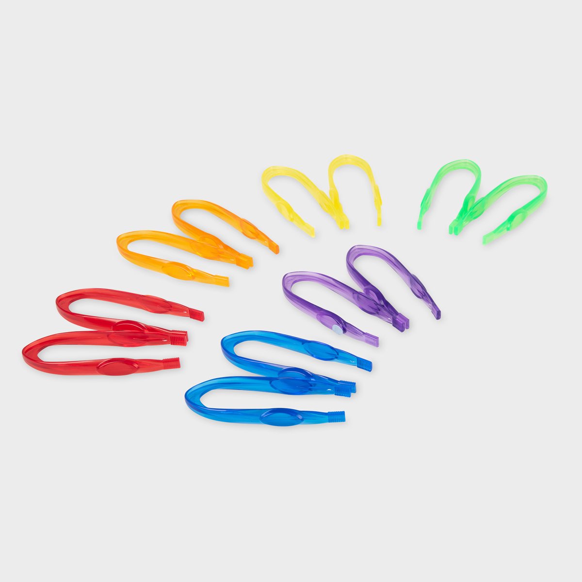 Tickit ® 12 pinzette grandi colorate