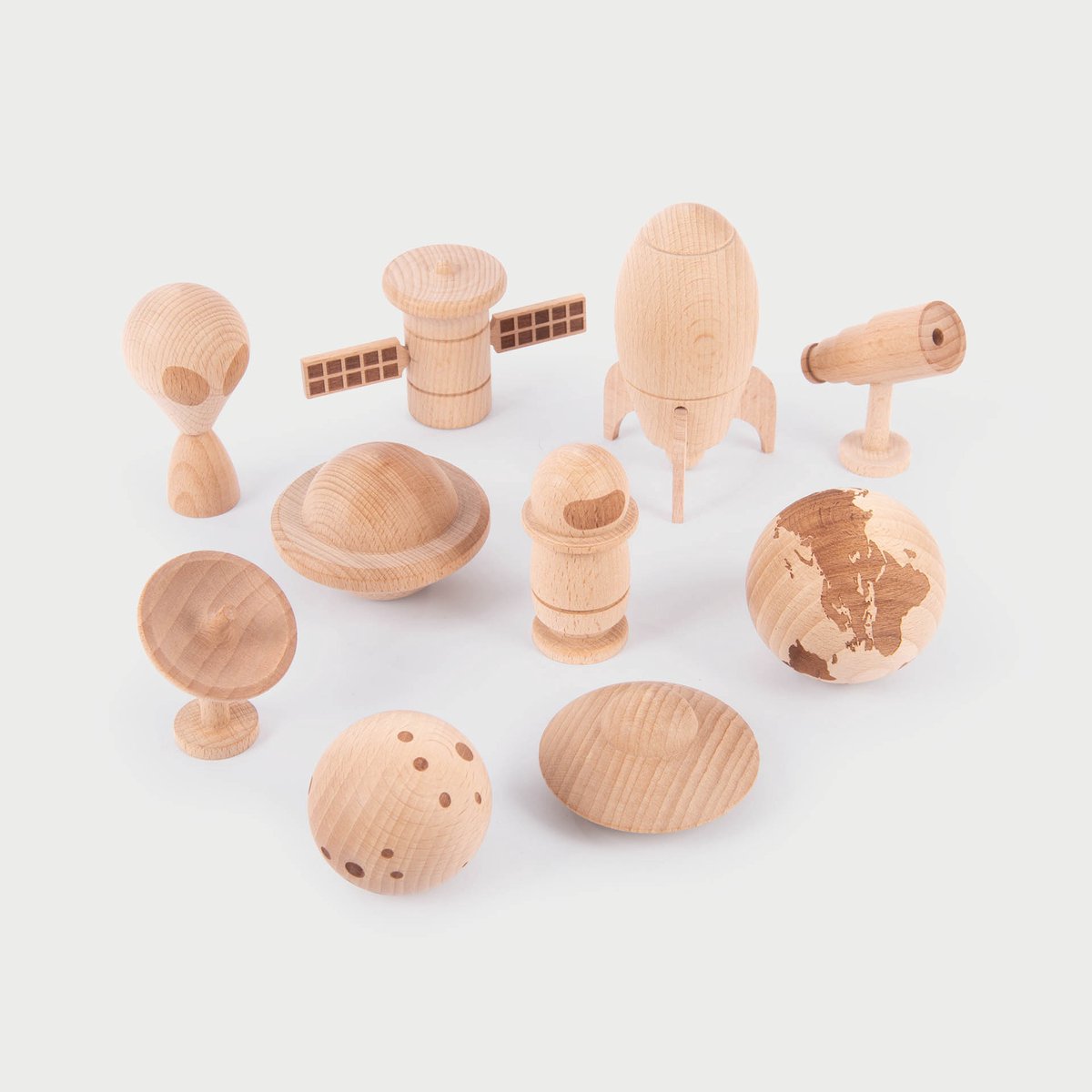 Aventura espacial de madera Tickit ®