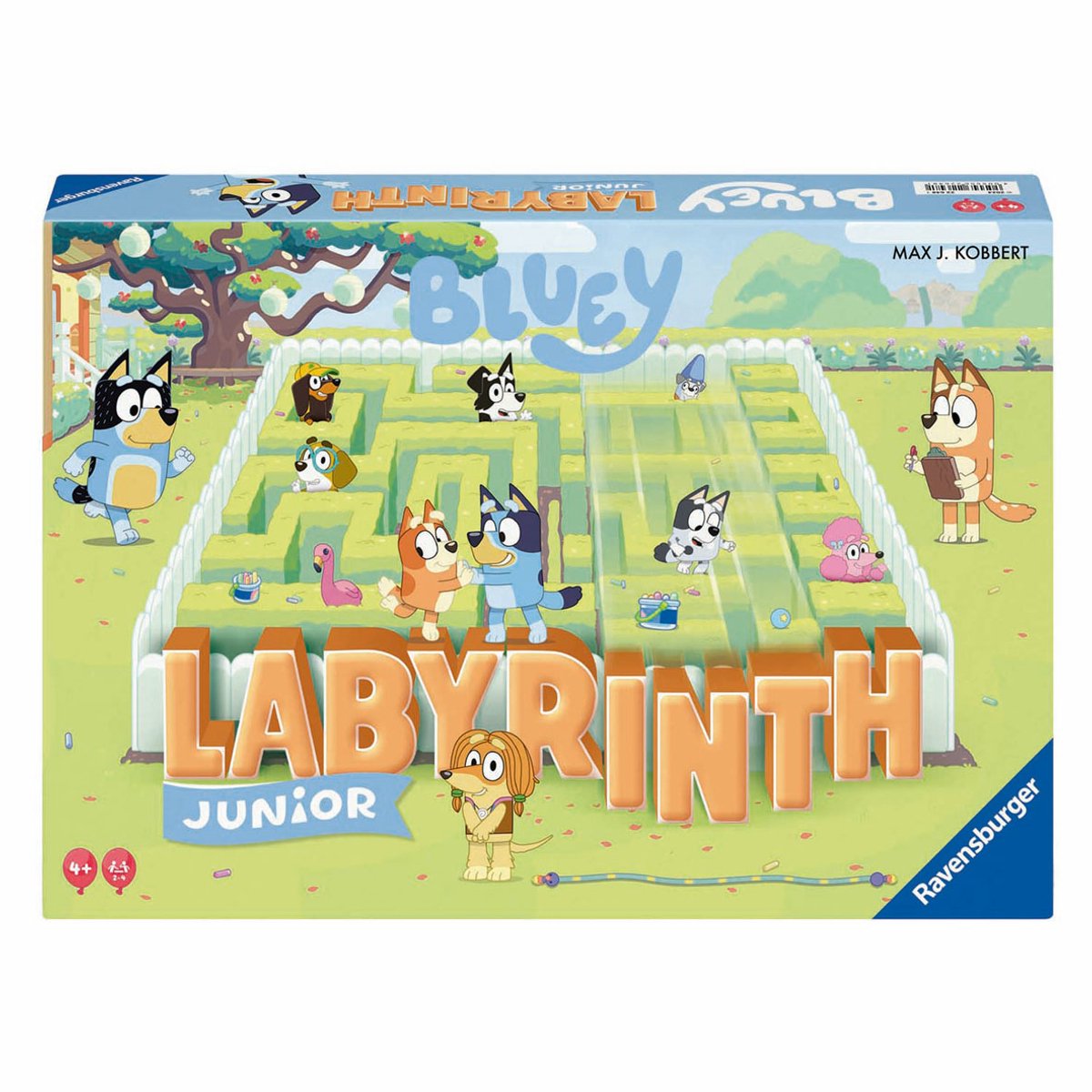 Ravensburger junior labirinto boordspel bluey