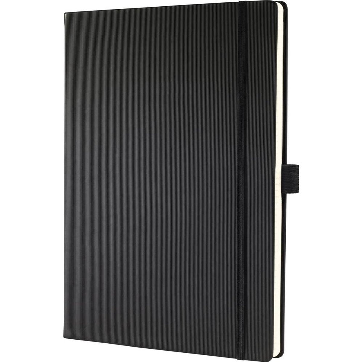 Sigel notebook - conceptum - a4 - black - hardcover - 194 pages - 80 grams - dots - si-co108