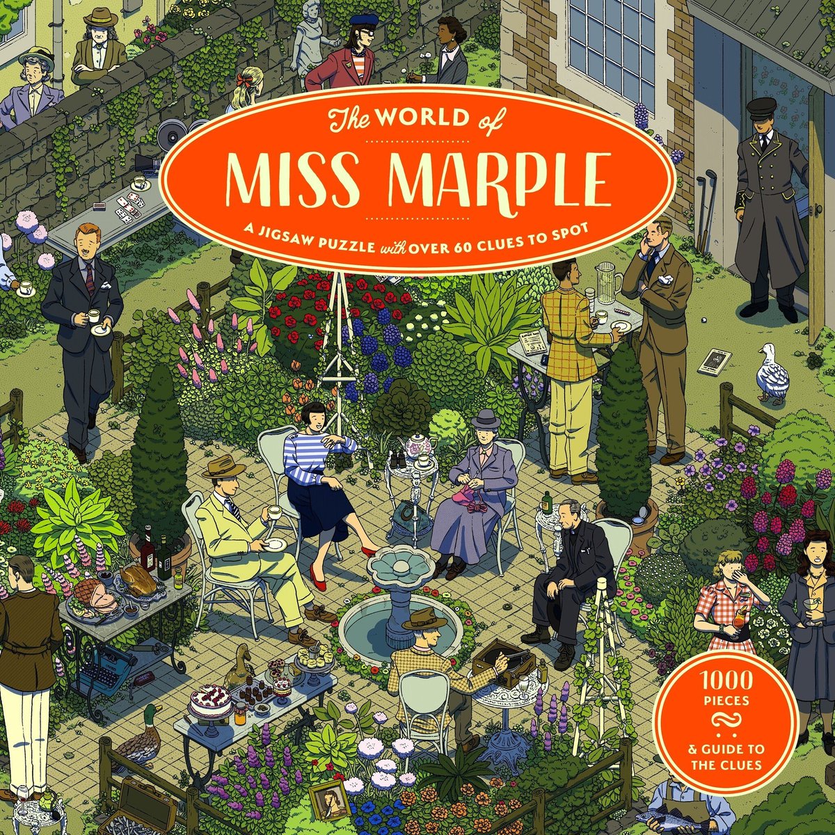 Agatha Christie il mondo di Miss Marple - libro puzzle - inglese