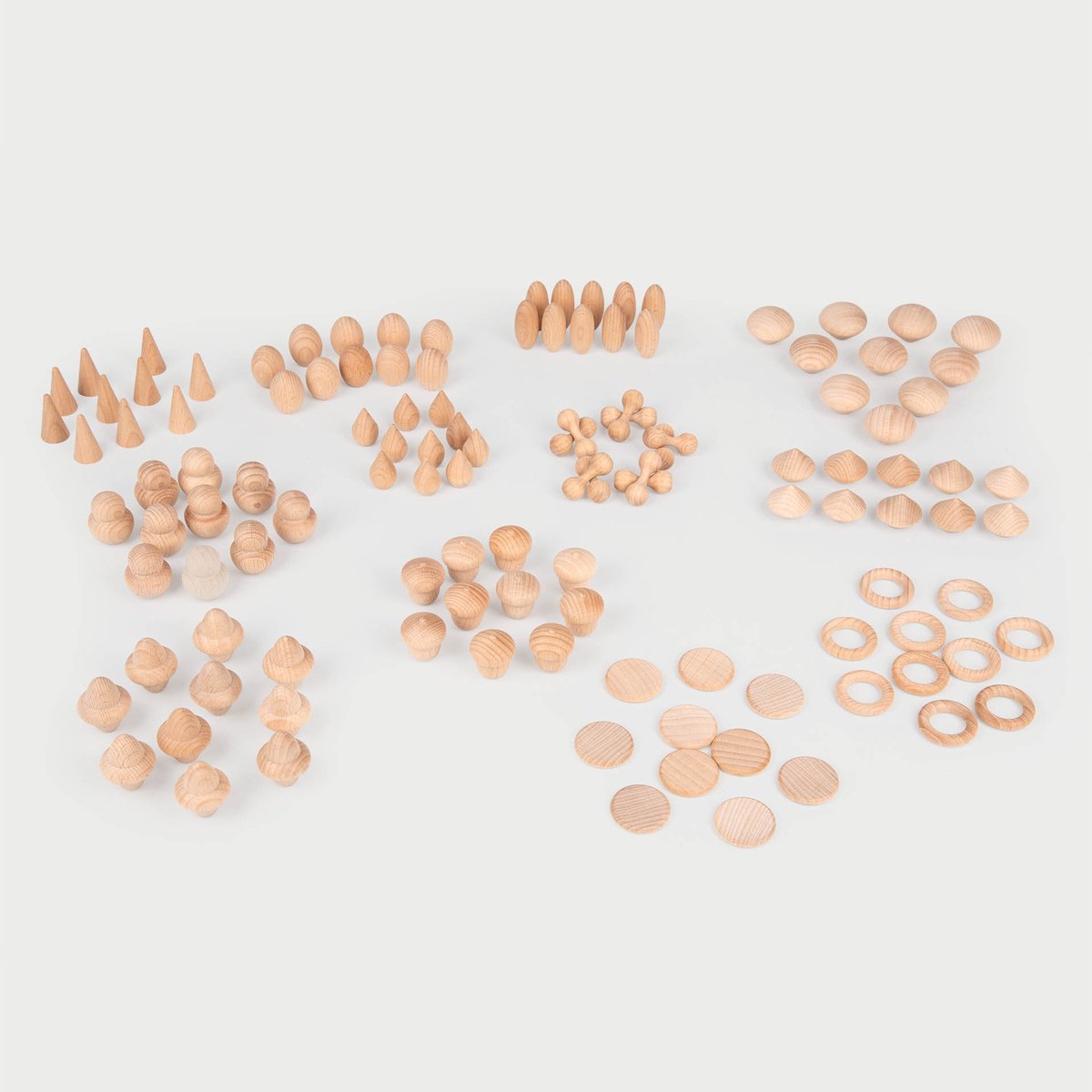 Set natural tesoros de madera Tickit ®