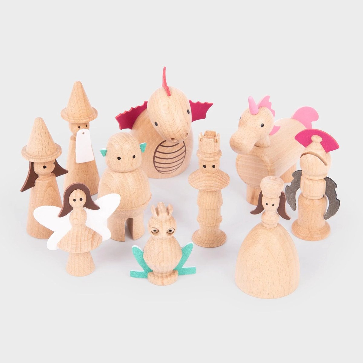 Figuras encantadas de madera Tickit ®.
