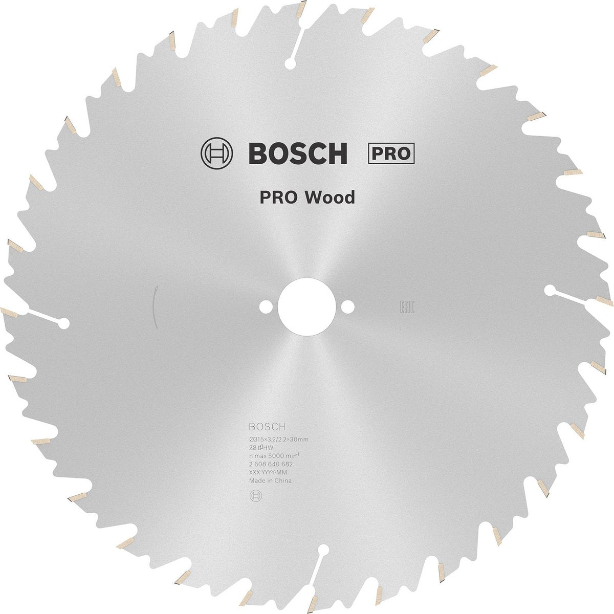 Bosch cirkzb velocidad t 315x30x3.2 28t wz