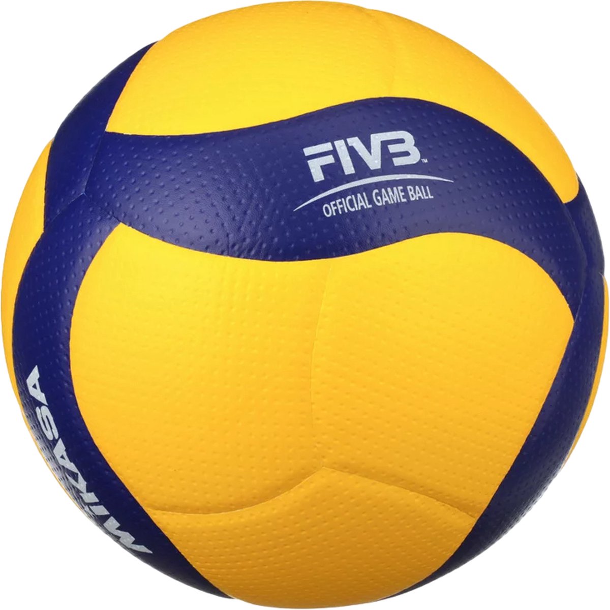 Mikasa - voleibol - v200w fivb - voleibol - unisex - microfibra - pro gameball - amarillo azul - talla 5