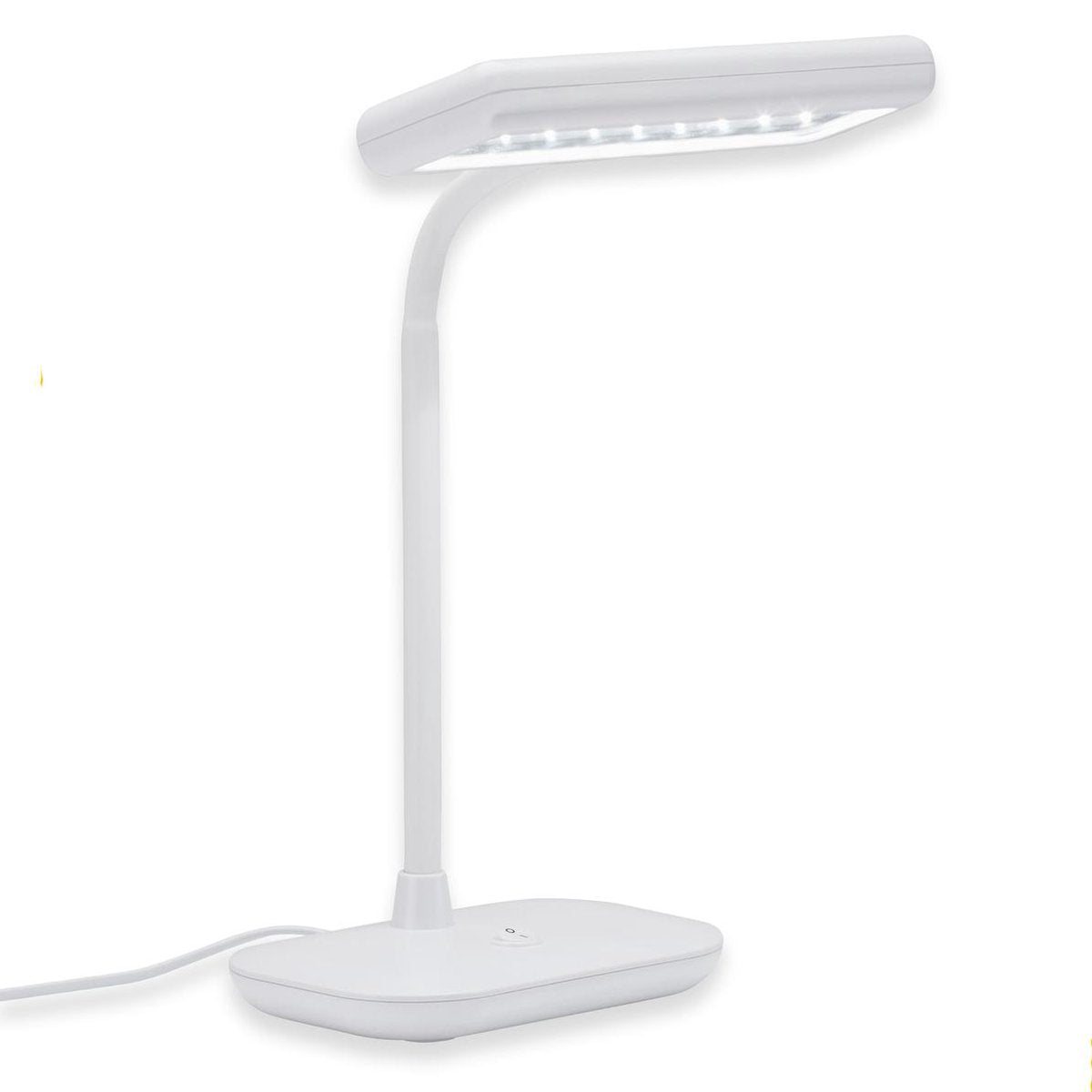 Briloner - daglichtlamp - bureaulamp - led tafellamp - draaibaar en kantelbaar - 6.500 k - wit
