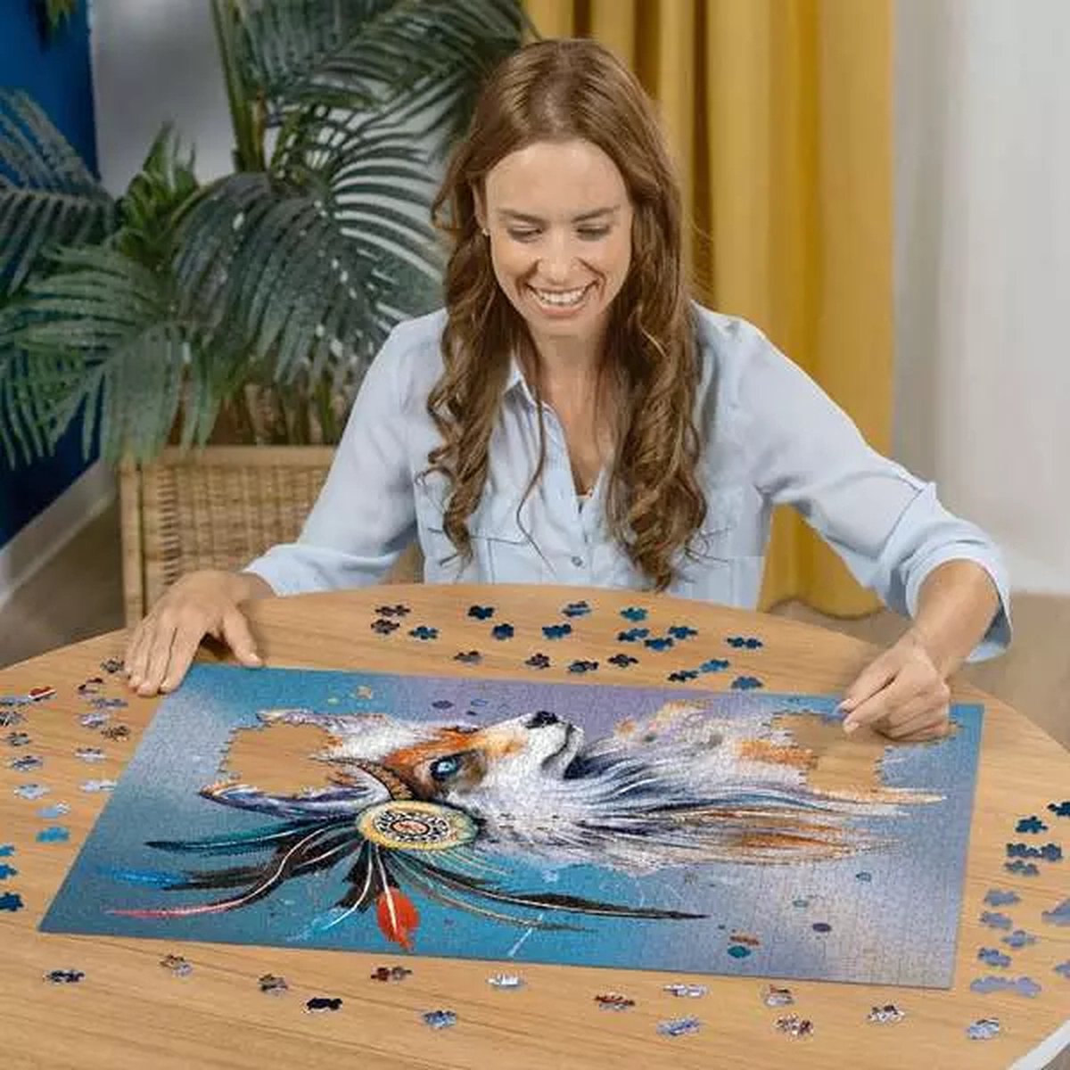 Ravensburger Puzzle Lo Spirito della Volpe - Puzzle da 1000 pezzi.
