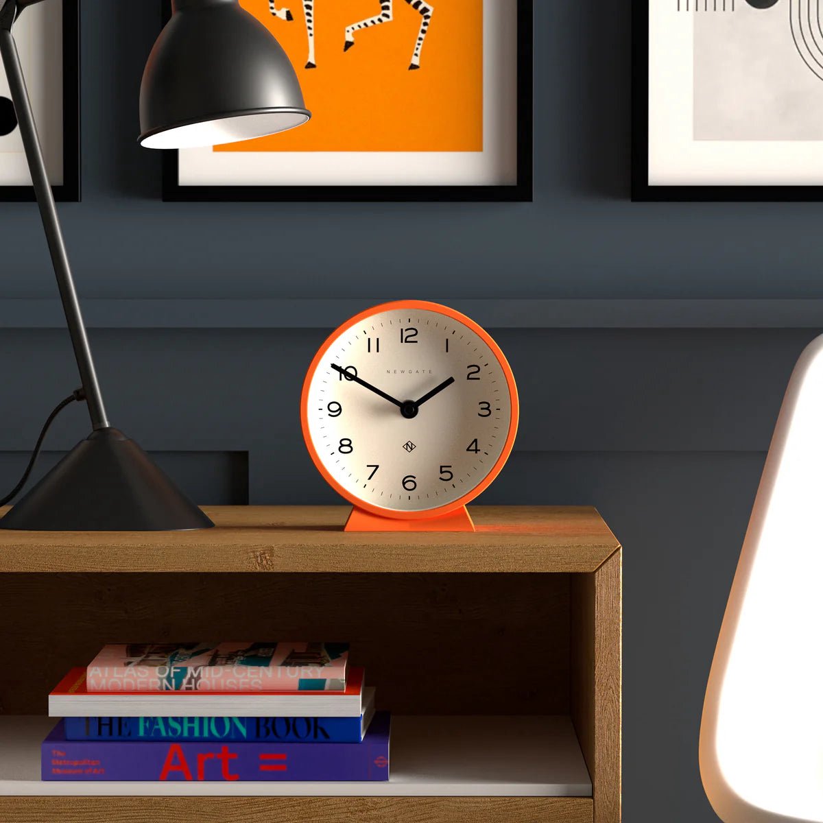 Reloj de mesa Newgate m echo naranja 16cm