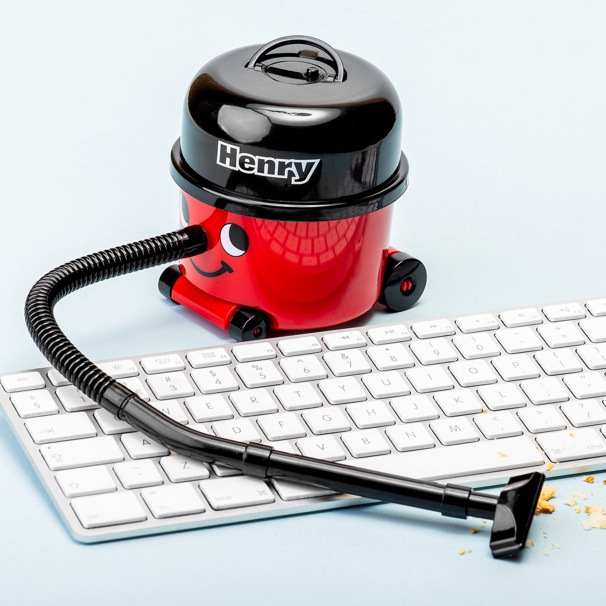 Paladone henry hoover bureau stofzuiger – mini kruimeldief voor bureau toetsenbord-