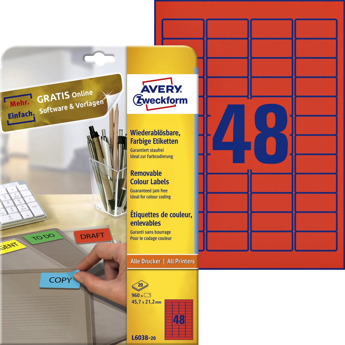 Sin marca sin marca avery l6038-20