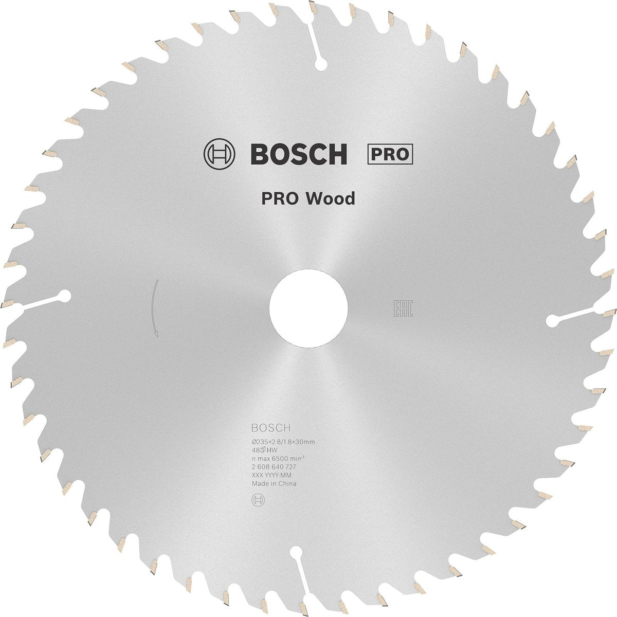 Bosch cirkzb opt 235x30 25x2.8 48t wz