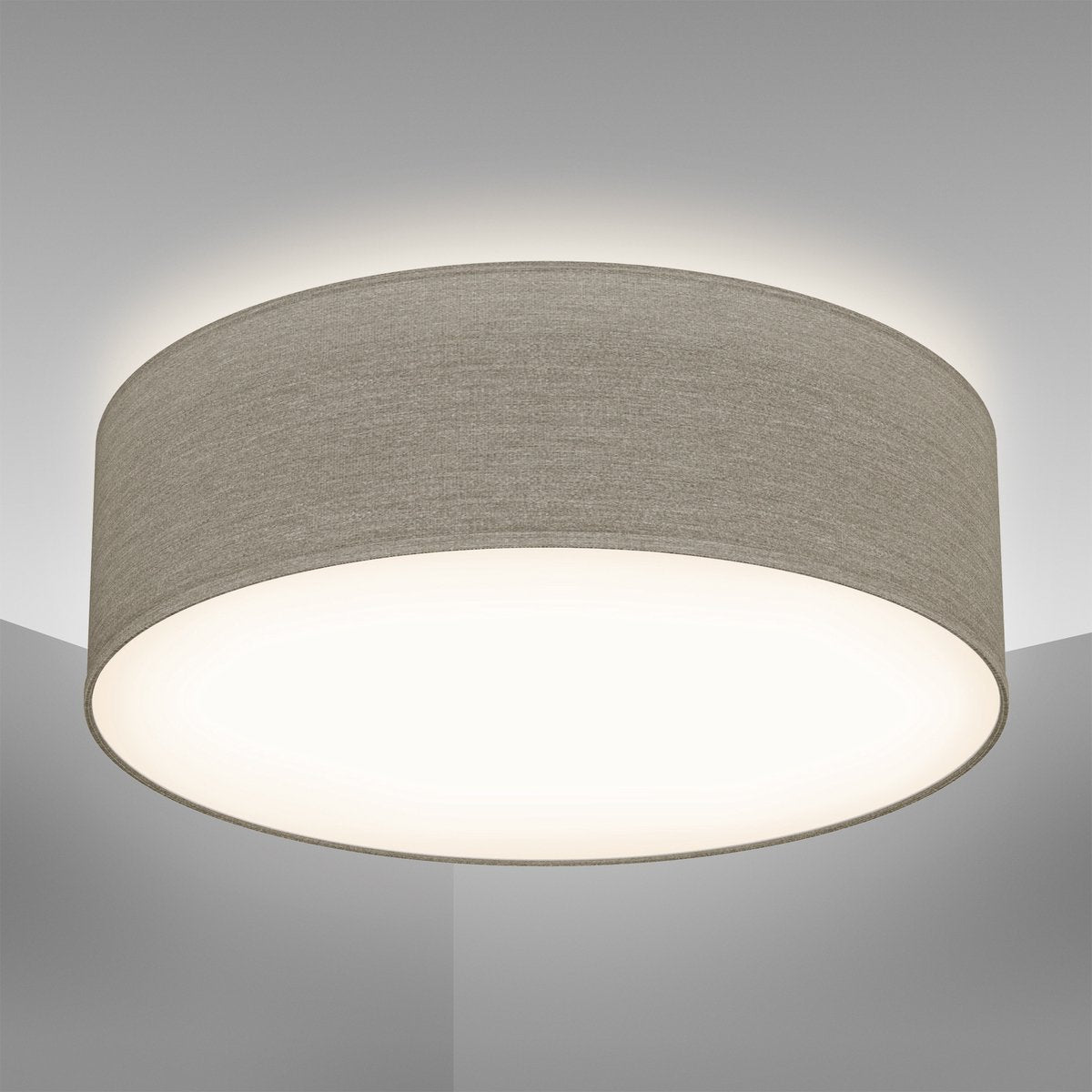Briloner b.k.licht - plafondlamp - ø30cm - taupe - excl. e27 lichtbron