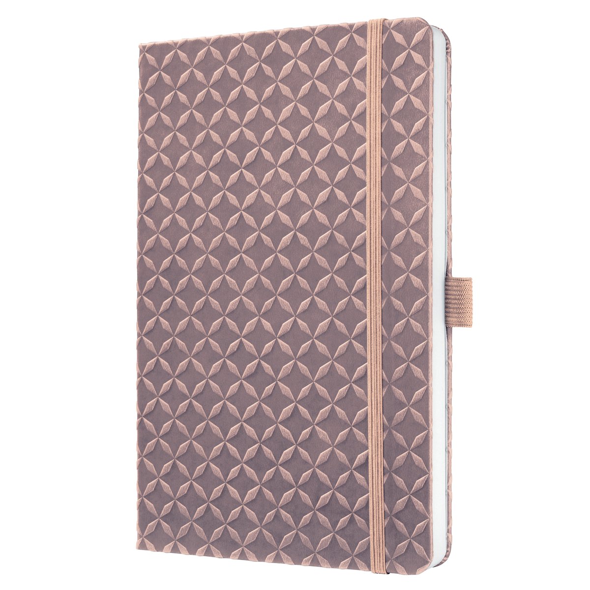 Quaderno Sigel a5 - jolie flair - rosa perla - a righe - copertina rigida - si-jn137