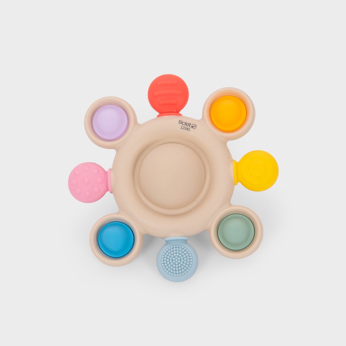 Mordedor para muñeca Tickit silisoft® (arco iris)
