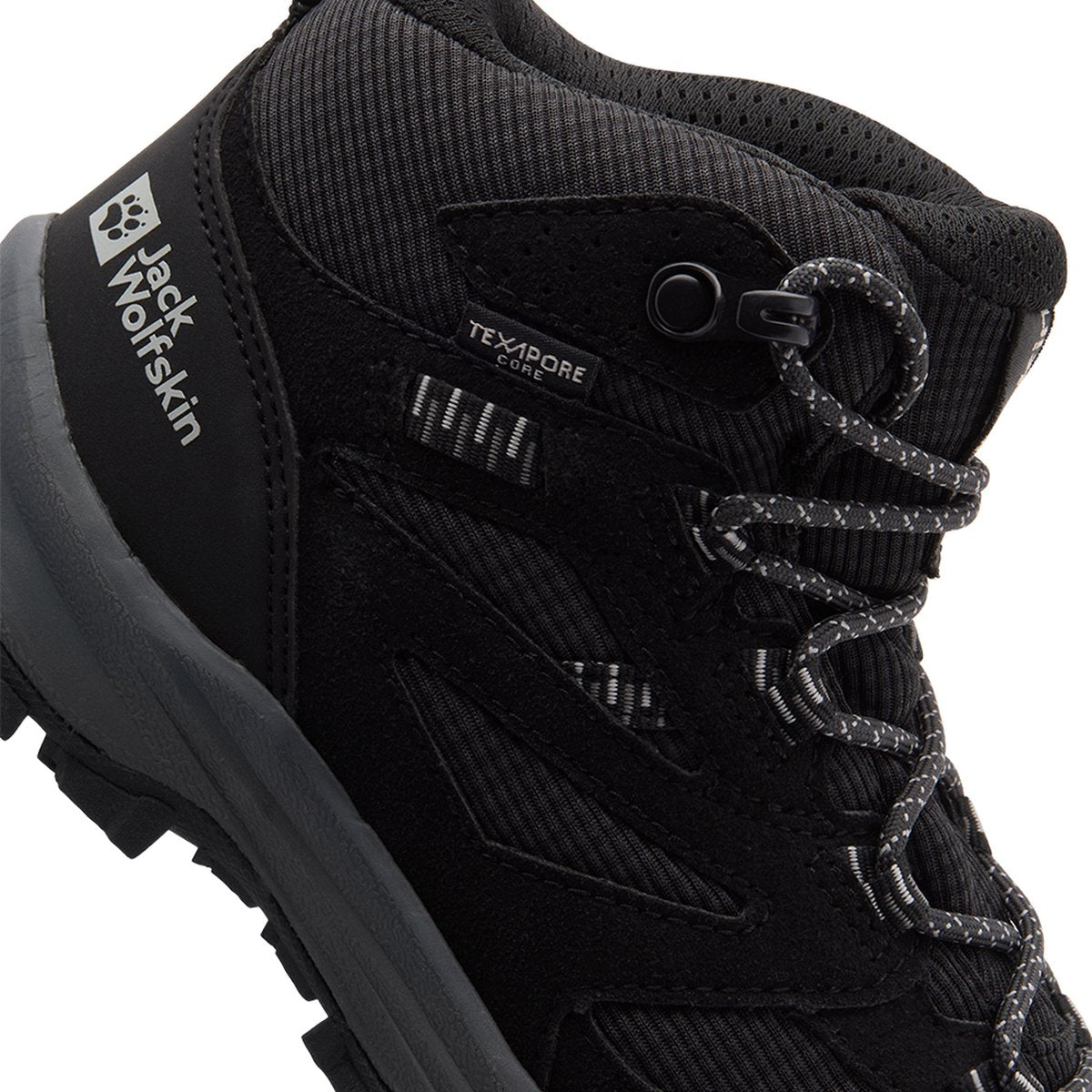 Jack wolfskin vojo tour texapore mid k scarponcini da trekking per bambini-phantom