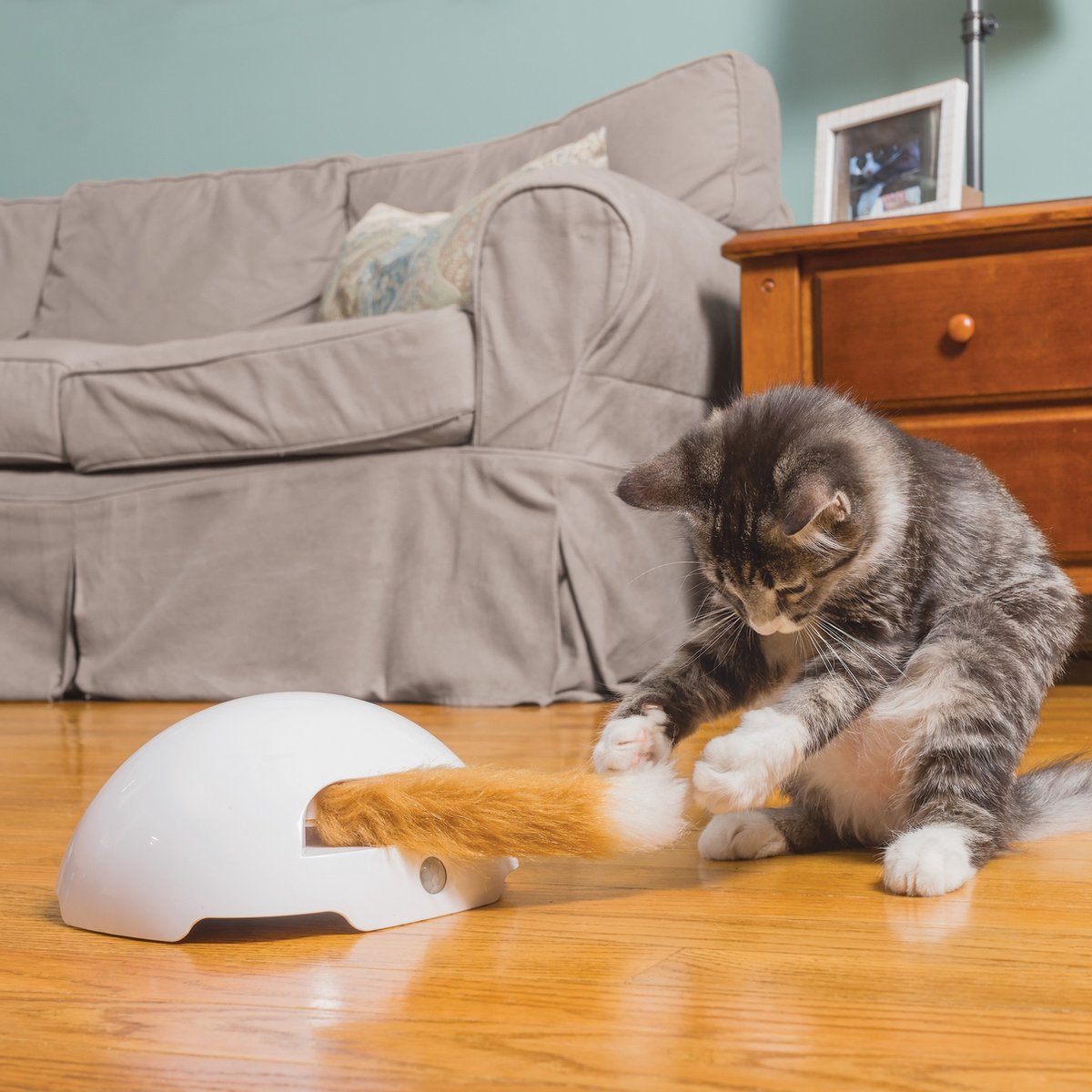 Petsafe frolicat fox den - teaser automatico per gatti - giocattolo per gatti