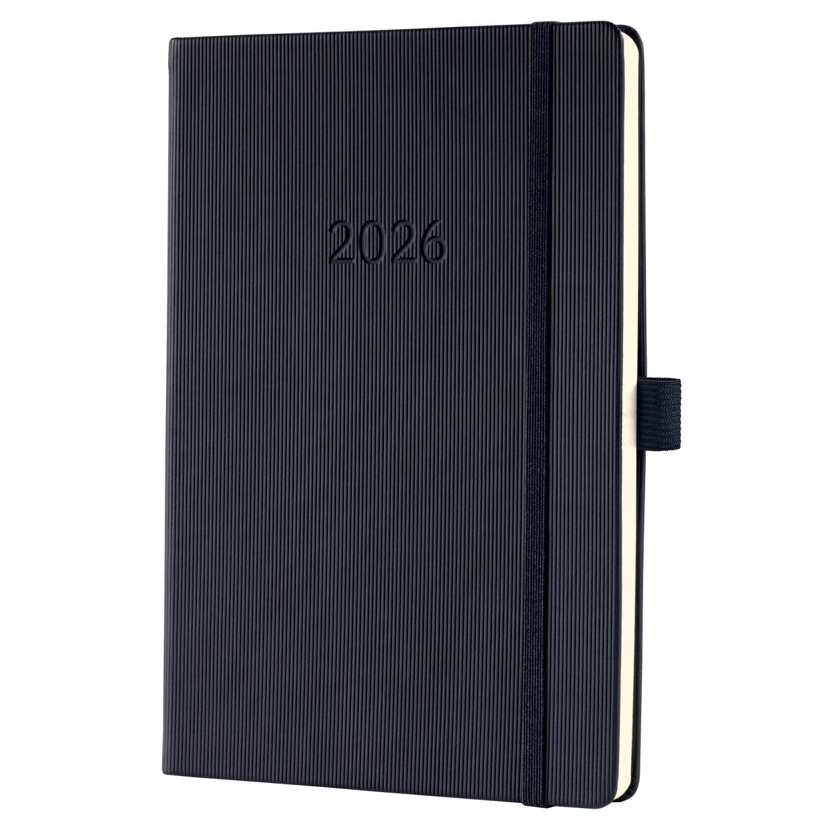 Sigel agenda semanal 2026 conceptum - tamaño A5 - con espacio extra para notas - negro - tapa dura - si-c2614