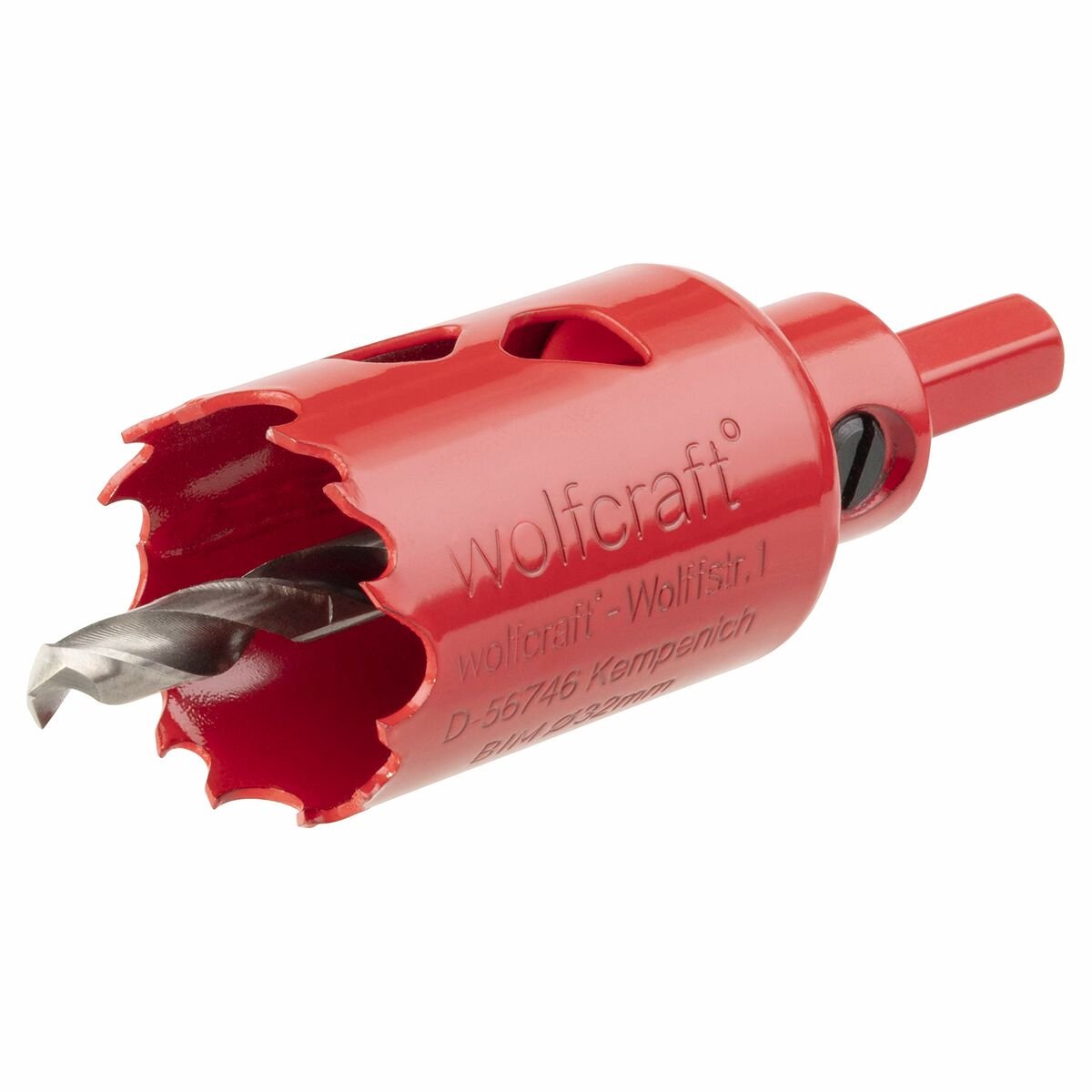 Wolfcraft - sierra de corona 32 mm - broca bim 32 mm - 5466000