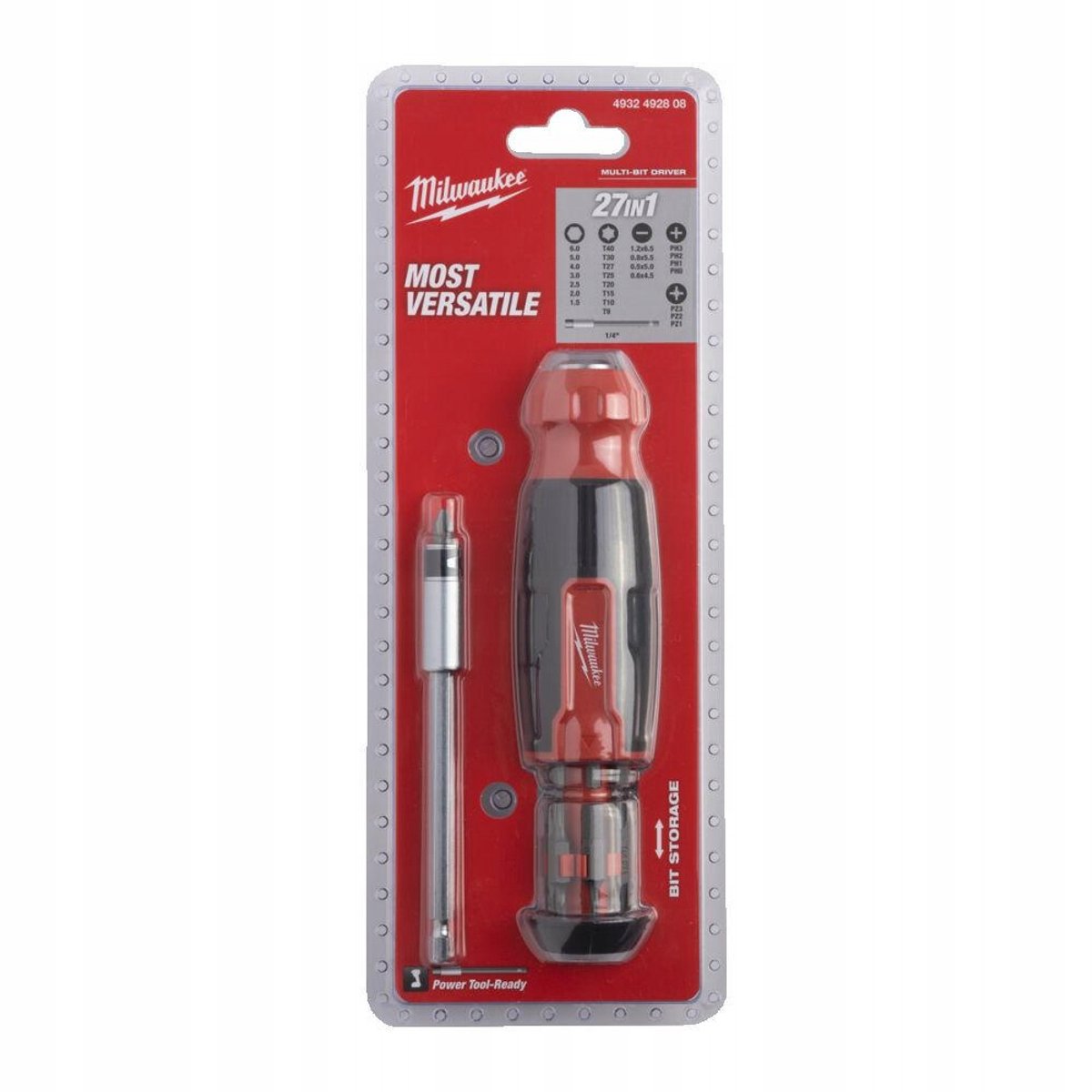 Cacciavite universale Milwaukee con cricchetto 27 pezzi