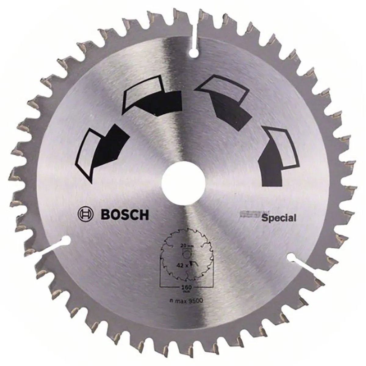 Hoja de sierra circular Bosch especial - 160-2-20 16 - 42 dientes