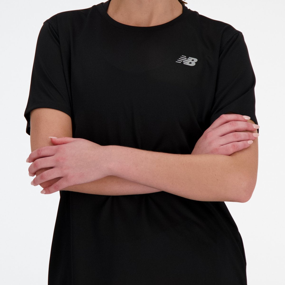 Camiseta deportiva New Balance Sport Essential para mujer - Negro